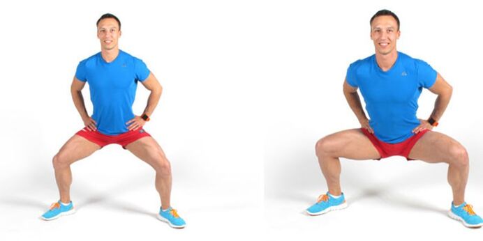 Plie squats axudará a aumentar eficazmente a potencia dun home